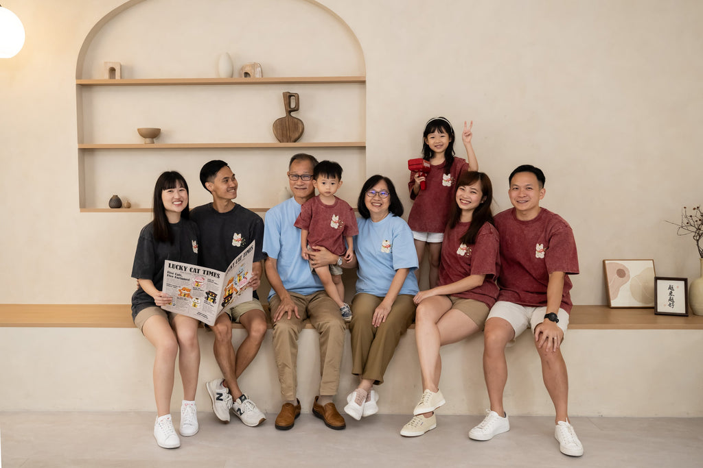 Lucky Cat Times Family Tee Collection