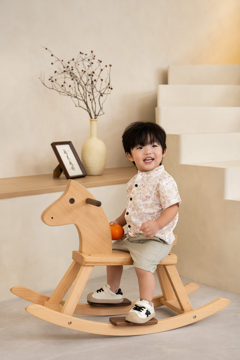 Springwood Meadow Boys’ Mandarin Collar Shirt (White) – Toddley ...