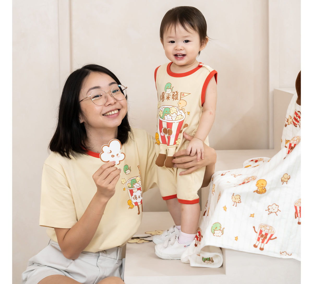 爆米發Prosperity Popcorn Baby Romper (Unisex) – Toddley Thoughts-Award ...